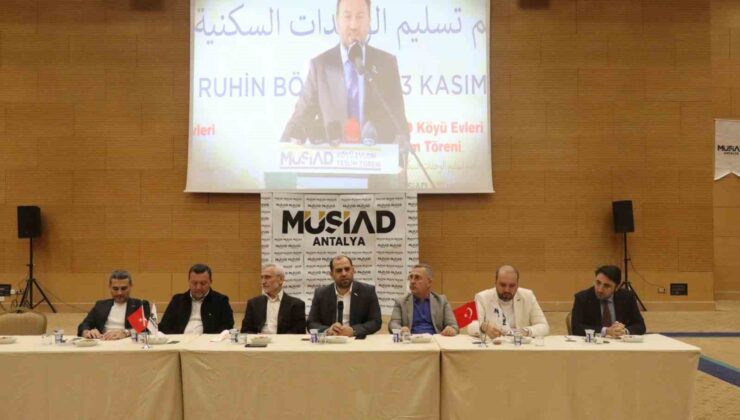 MÜSİAD Antalya Dost Meclisi Hasbihal ve VEFA Toplantısı