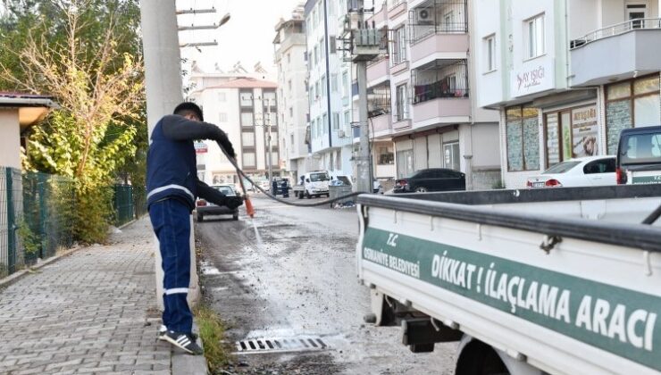 Osmaniye’de rögarlarda ilaçlama çalışması