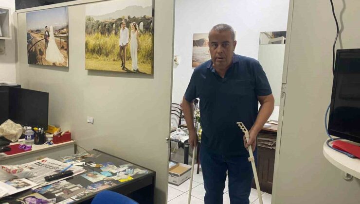 Sabah işyerine gelen fotoğrafçıya hırsız şoku