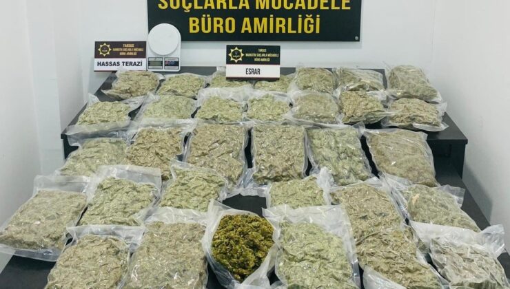 Zehir tacirlerine operasyon valizlerde kilolarca uyuşturucu ele geçirildi: 5 gözaltı