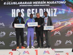 6. Uluslararası Mersin Maratonu’nda ödüller sahiplerini buldu