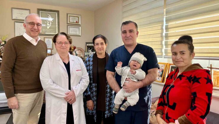 8,5 aylık Özbek bebek, annesinin karaciğeriyle hayata tutundu