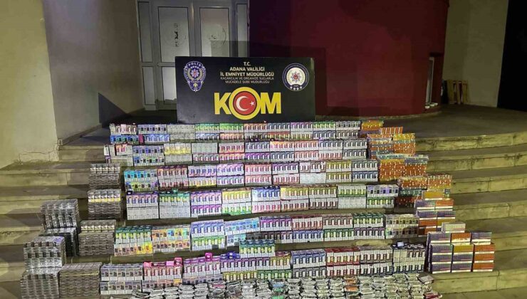 Adana’da bin 350 elektronik sigara ele geçirildi