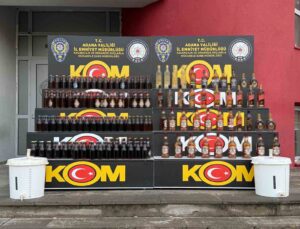 Adana’da yılbaşı öncesi sahte içki operasyonları sürüyor