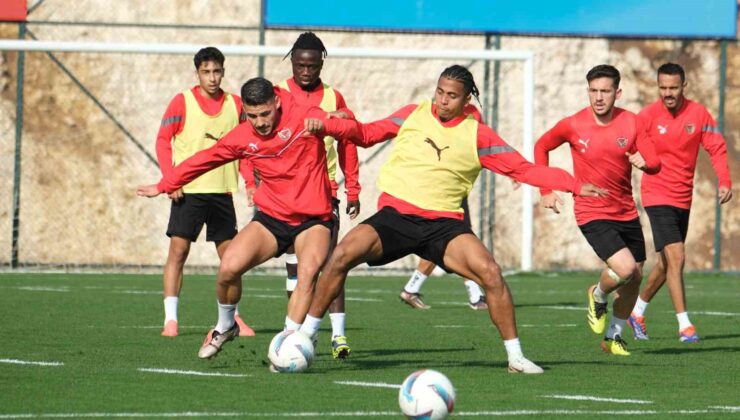 Atakaş Hatayspor, Göztepe maçı hazırlıklarını sürdürdü