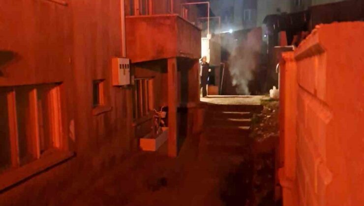 Baca tıkanınca ev dumanla kaplandı, itfaiye yangını kısa sürede söndürdü