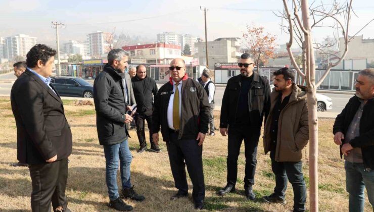 Başkan Akpınar’dan inşaat sahasında inceleme