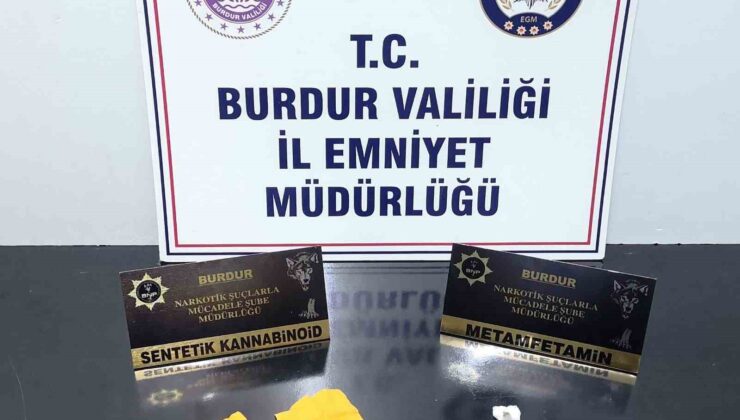 Burdur’da minibüste üzerinden uyuşturucu ile yakalanan şüpheli tutuklandı