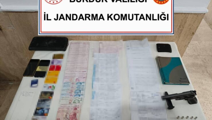 Burdur’da tefecilik operasyonu, 1 kişi tutuklandı