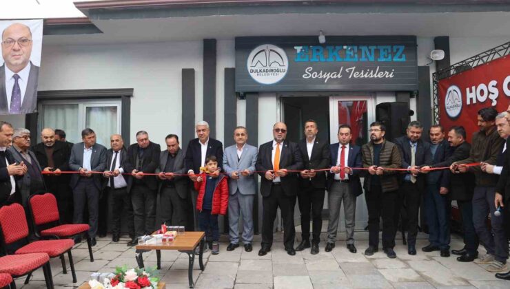 Dulkadiroğlu Belediyesi’nden sosyal tesis