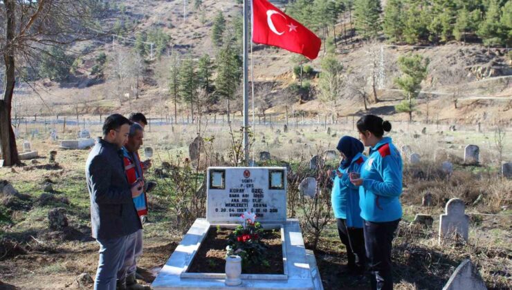 Feke’de şehitlere vefa