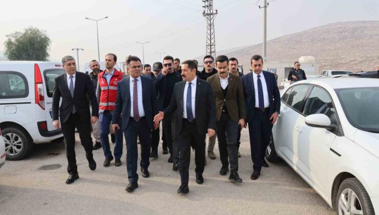 Hatay Valisi Masatlı, Cilvegözü Sınır Kapısı’nda inceleme yaptı