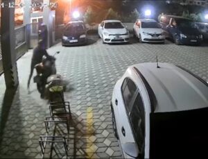 Hırsızları güvenlik kamerası saniye saniye kaydetti