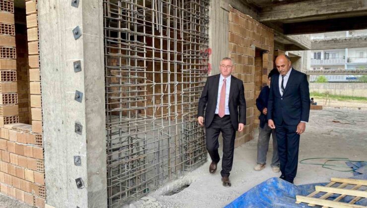 İskenderun BİLSEM’de inşaat çalışmaları sürüyor