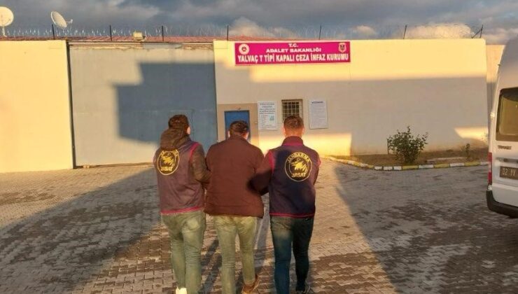 Isparta’da 14 yıl hapis cezasıyla aranan şahıs yakalandı