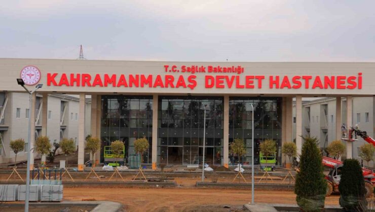 Kahramanmaraş’ta 400 yataklı hastane Ocak’ta hizmete giriyor