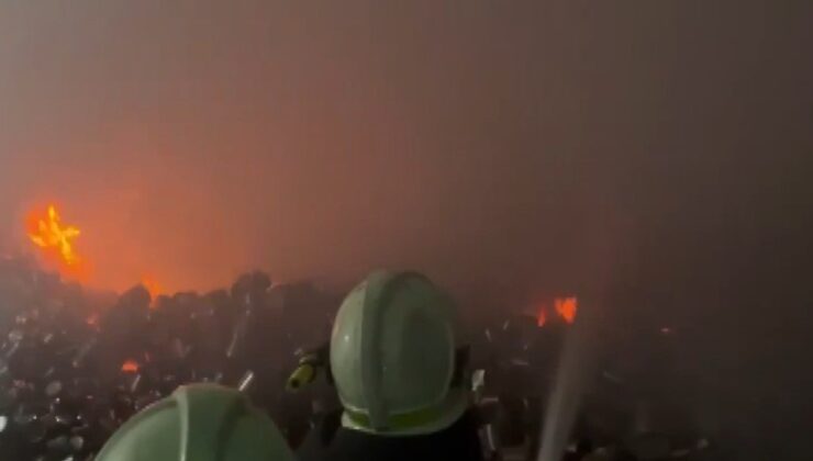 Kahramanmaraş’ta iş yeri yangını