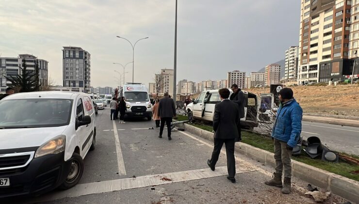 Kahramanmaraş’ta trafik kazası: 1 yaralı