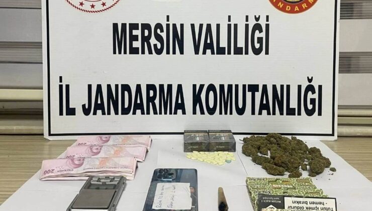 Mersin’de 5 kişi çok miktarda uyuşturucu ile yakalandı