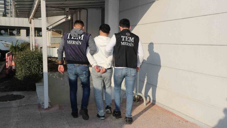 Mersin’de 60 yıldan fazla hapis cezası alan firari yakalandı