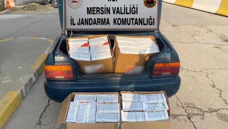 Mersin’de kaçak makaron operasyonu: 4 gözaltı