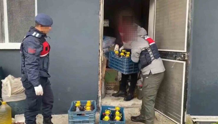 Mersin’de sahte içki operasyonu: 2 gözaltı