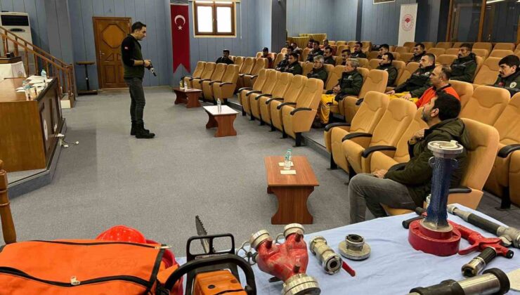 Mersin’de yangın gönüllülerine eğitim verildi