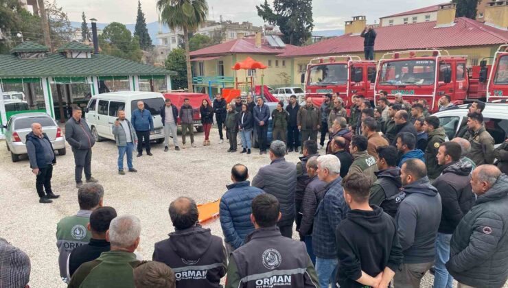 Orman yangınlarıyla mücadele ekiplerine ilkyardım eğitimi