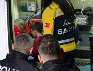 Polisten evi yanan mesai arkadaşlarının küçük çocuğuna baba şefkati