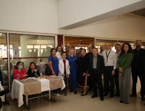 Rektör Özkan, engelli çalışanlarla bir araya geldi