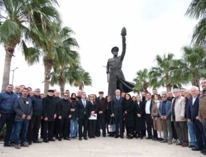 Şehit Asteğmen Kubilay, Kozan’da adına yapılan meydan ve anıtın önünde anıldı