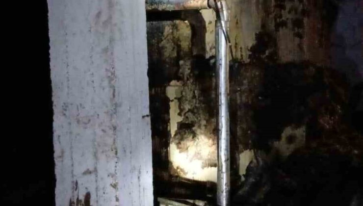 Tarsus’ta yem  fabrikasında yangın