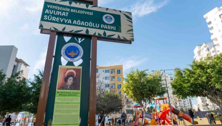 Türkiye’nin ilk kadın avukatı Süreyya Ağaoğlu’nun ismi parkta yaşayacak