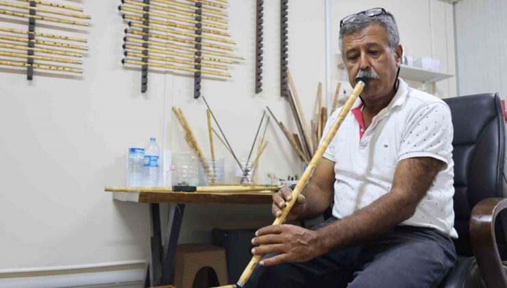 Yılların ustasının elinde ney olan kamışlar, yurt içi ve yurt dışından rağbet görüyor