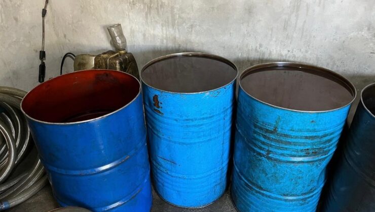 Adana’da 550 litre kaçak akaryakıt ele geçirildi