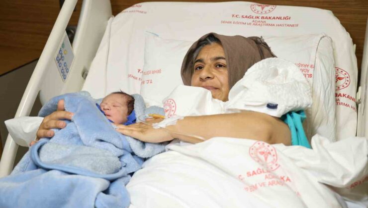 Adana’da yeni yılın ilk bebeği ‘Umut’ oldu