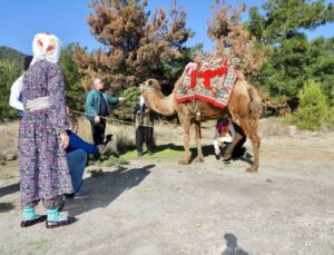 Alanya geleneksel Yörük oyunları gübüdük oyunu ile sona erdi
