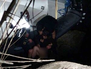 Falezlerden düşen 15 yaşındaki kızın yardım çığlıkları geceyi inletti