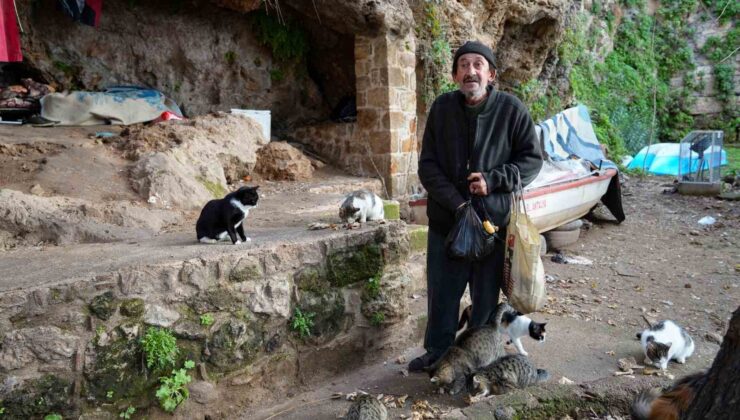 Falezlerin tarihi surlarında mağara hayatı
