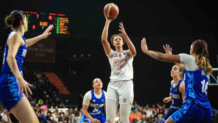 FIBA Kadınlar Euroleague: ÇBK Mersin: 74 – Basket Landes: 67