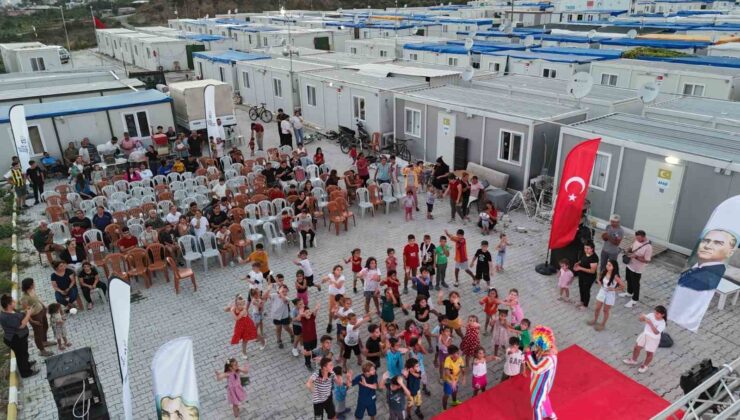 Hatay Büyükşehir Belediyesi yaptıkları şenliklerle 5 ayda 10 bin 690 çocuk doyasıya eğlendi