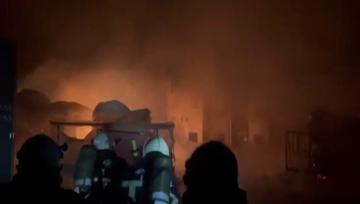 Kahramanmaraş’ta fabrika yangını