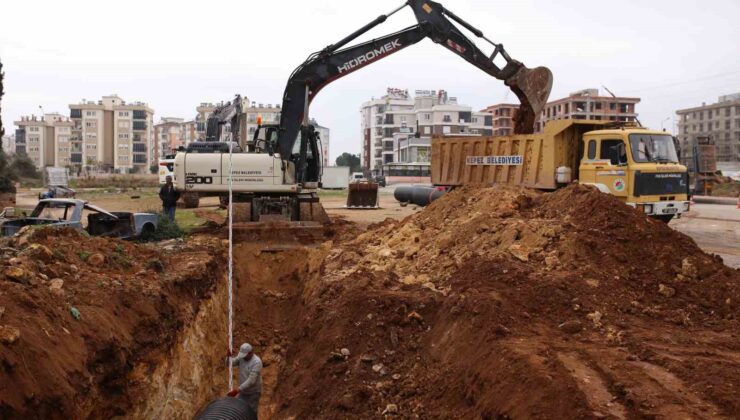 Kepez’in yağmur suyu altyapısı güçleniyor