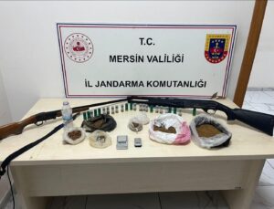 Mersin’de kaçak makaron ve uyuşturucu operasyonu: 4 gözaltı