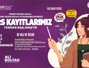 Tarsus Belediyesinden ücretsiz dil eğitimi fırsatı