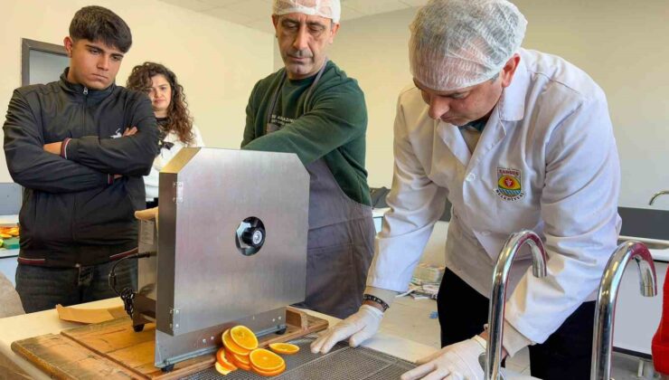 Tarsus’ta öğrencilere meyve, sebze ve kurutma teknikleri eğitimi verildi