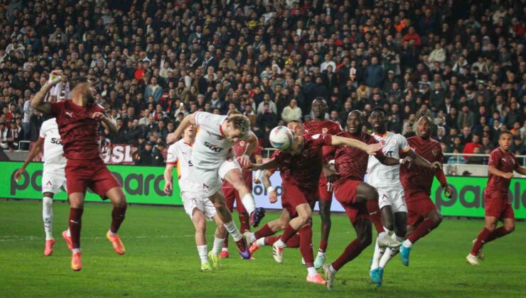 Trendyol Süper Lig: Atakaş Hatayspor: 1 – Galatasaray: 1 (Maç sonucu)