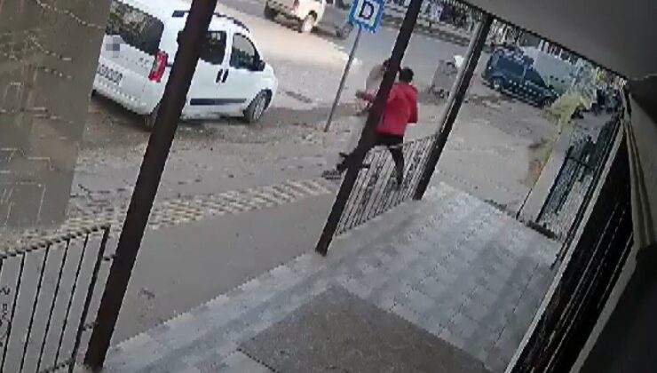 Yolda yürüyen kadın saldırıya uğradı, o anlar kameraya yansıdı