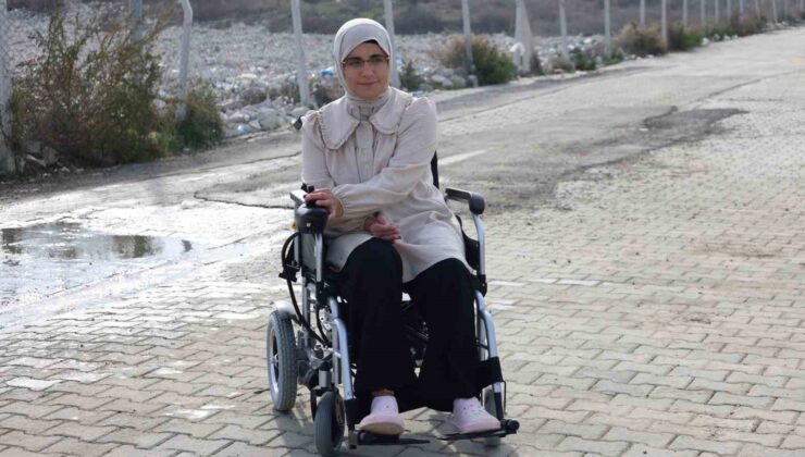 36 saat enkaz altında kalarak yaşama tutunan Türkan’ın hayatı hediye edilen tekerlekli sandalyeyle kolaylaştı