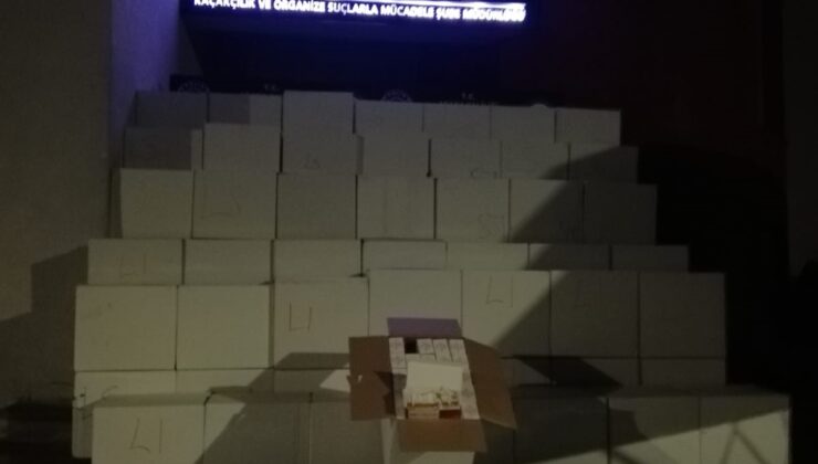 Adana’da 2 milyon kaçak makaron ele geçirildi, 1 şüpheli tutuklandı